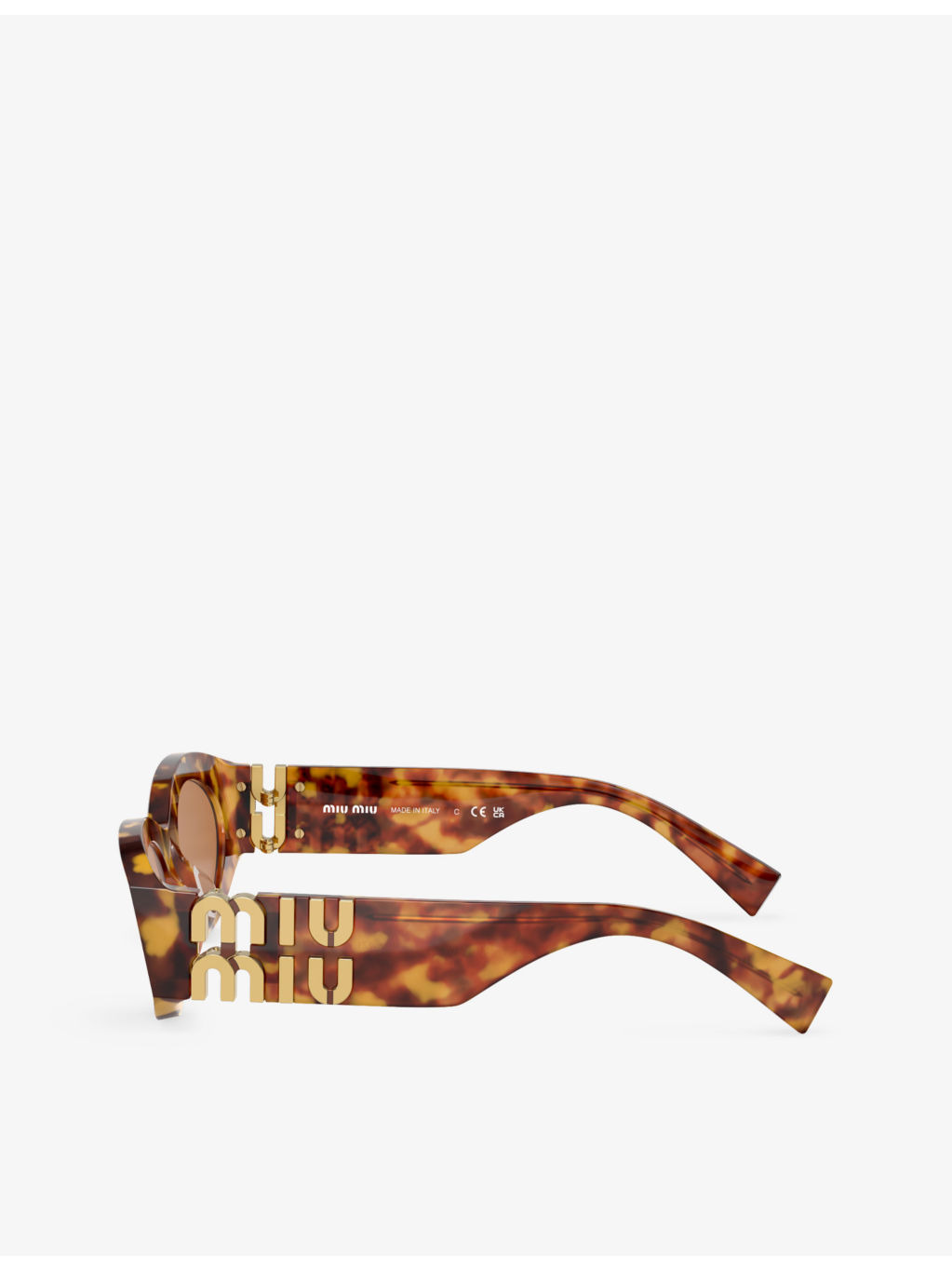 MU 11WS oval-shape acetate sunglasses - 3