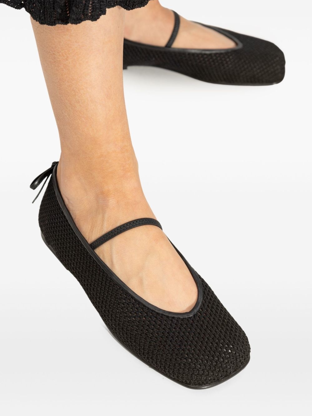 leather ballerina shoes - 6