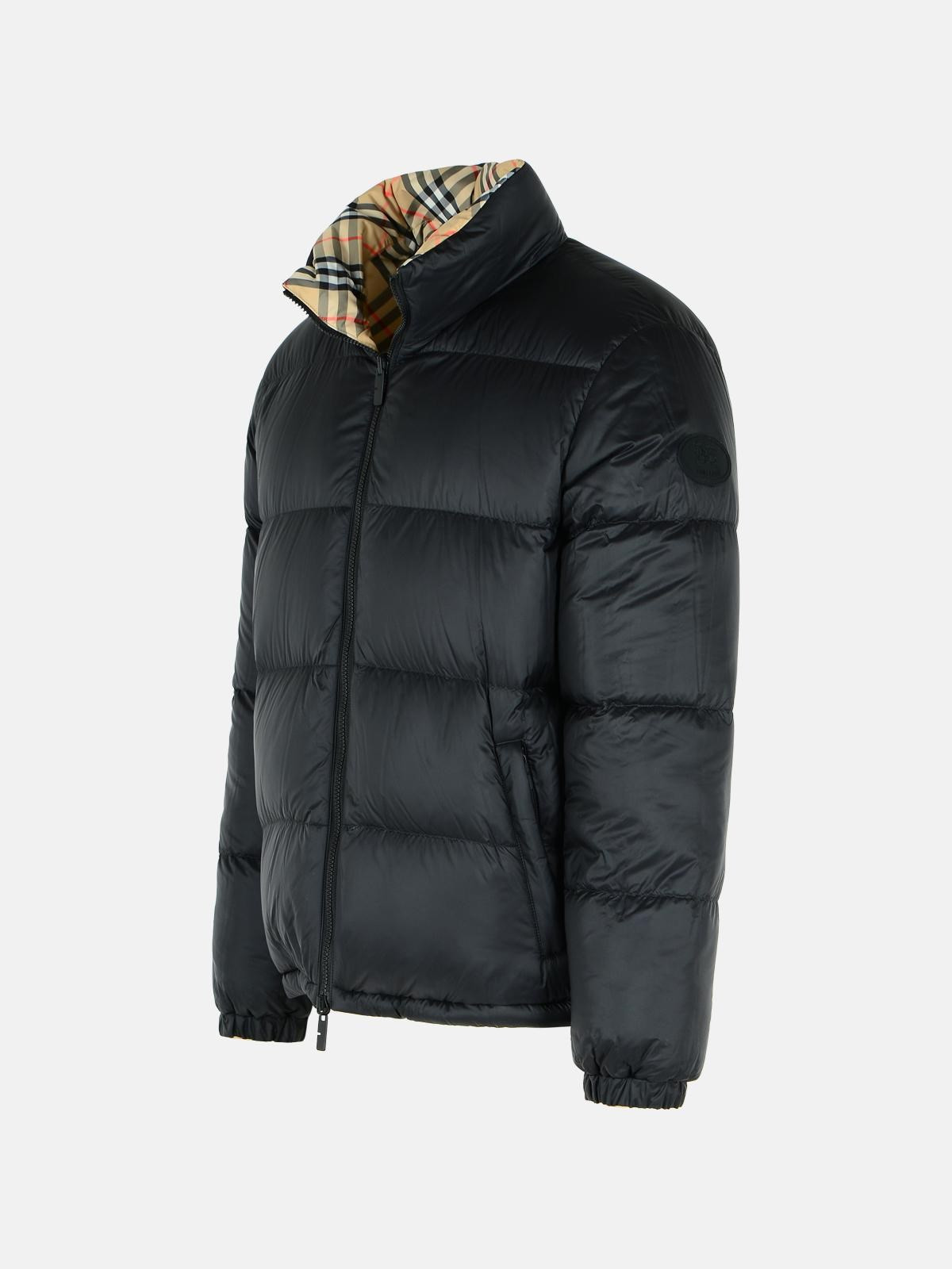REVERSIBLE BEIGE POLYESTER 'SNOWDON' DOWN JACKET - 5