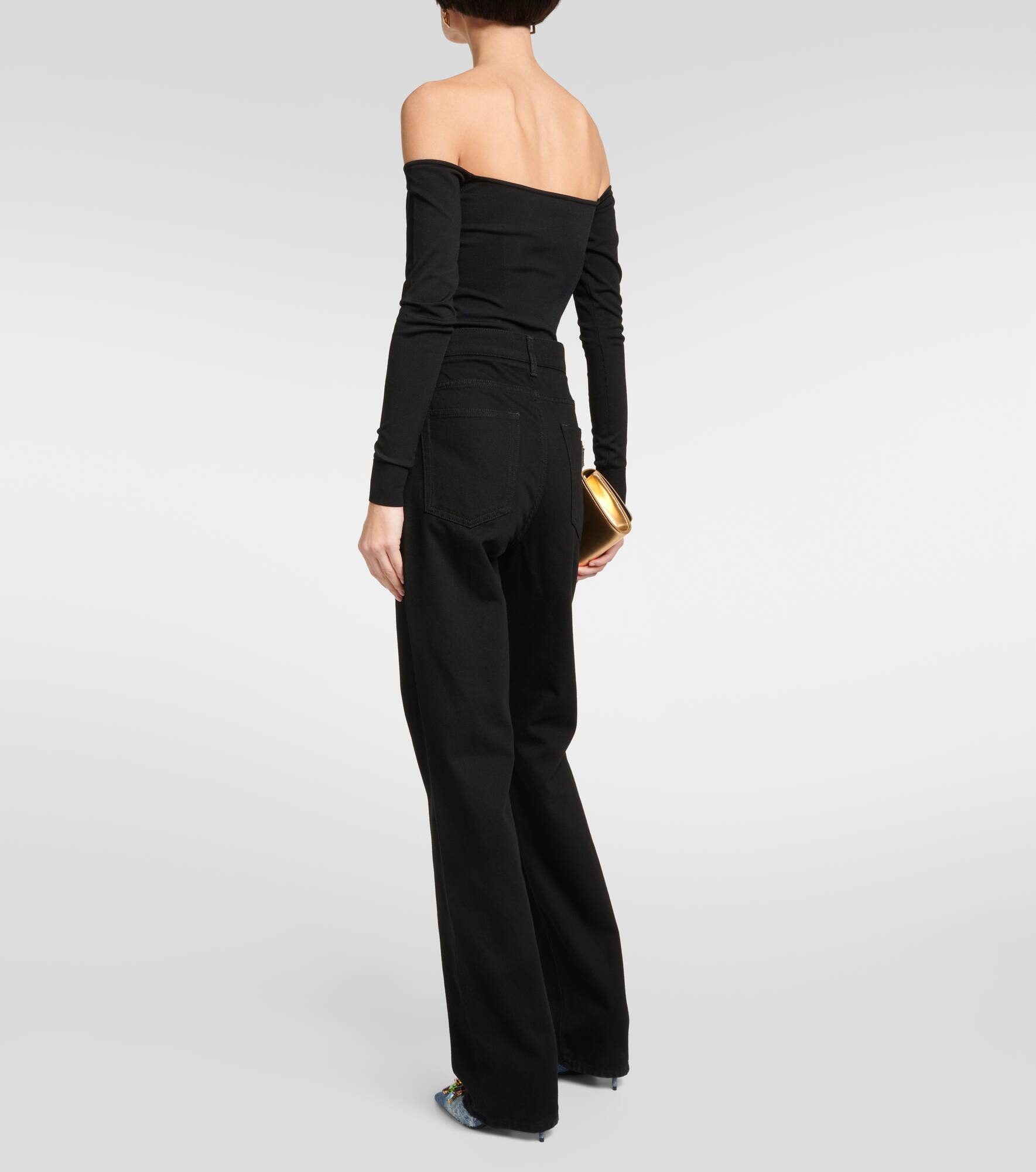 Mid-rise straight jeans - 3