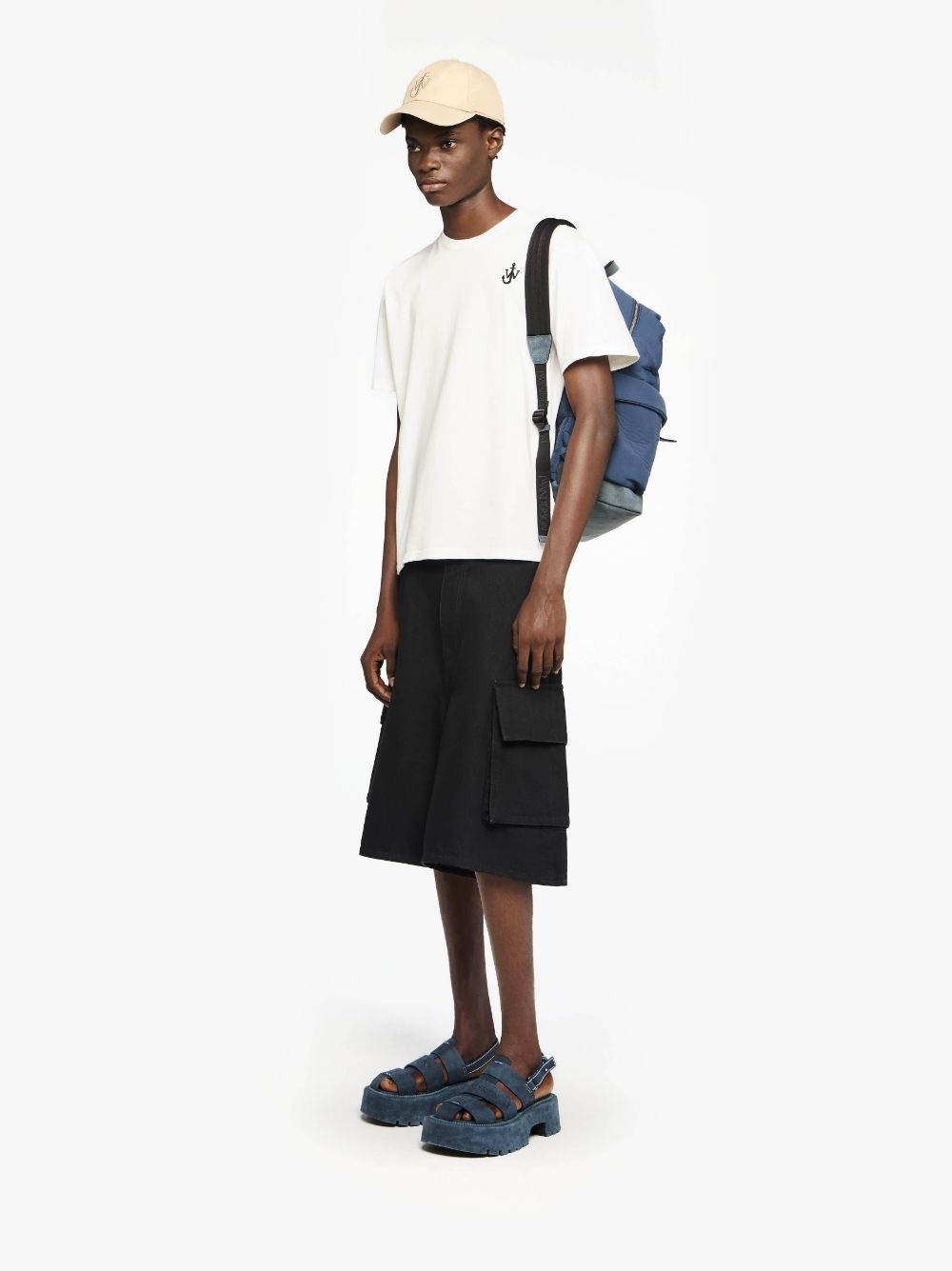 CARGO DENIM SHORTS - 4