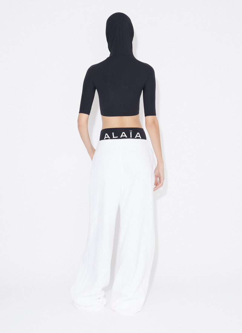 Alaïa LOOSE PANTS IN COTTON TERRY outlook