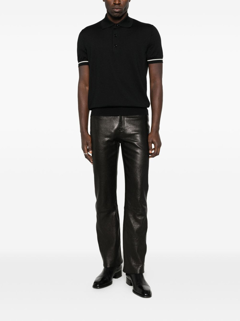 TOM FORD contrast-trim polo shirt outlook