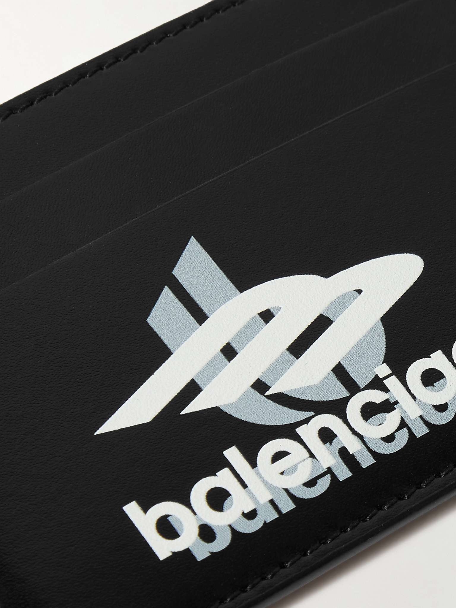Logo-Print Leather Cardholder - 4
