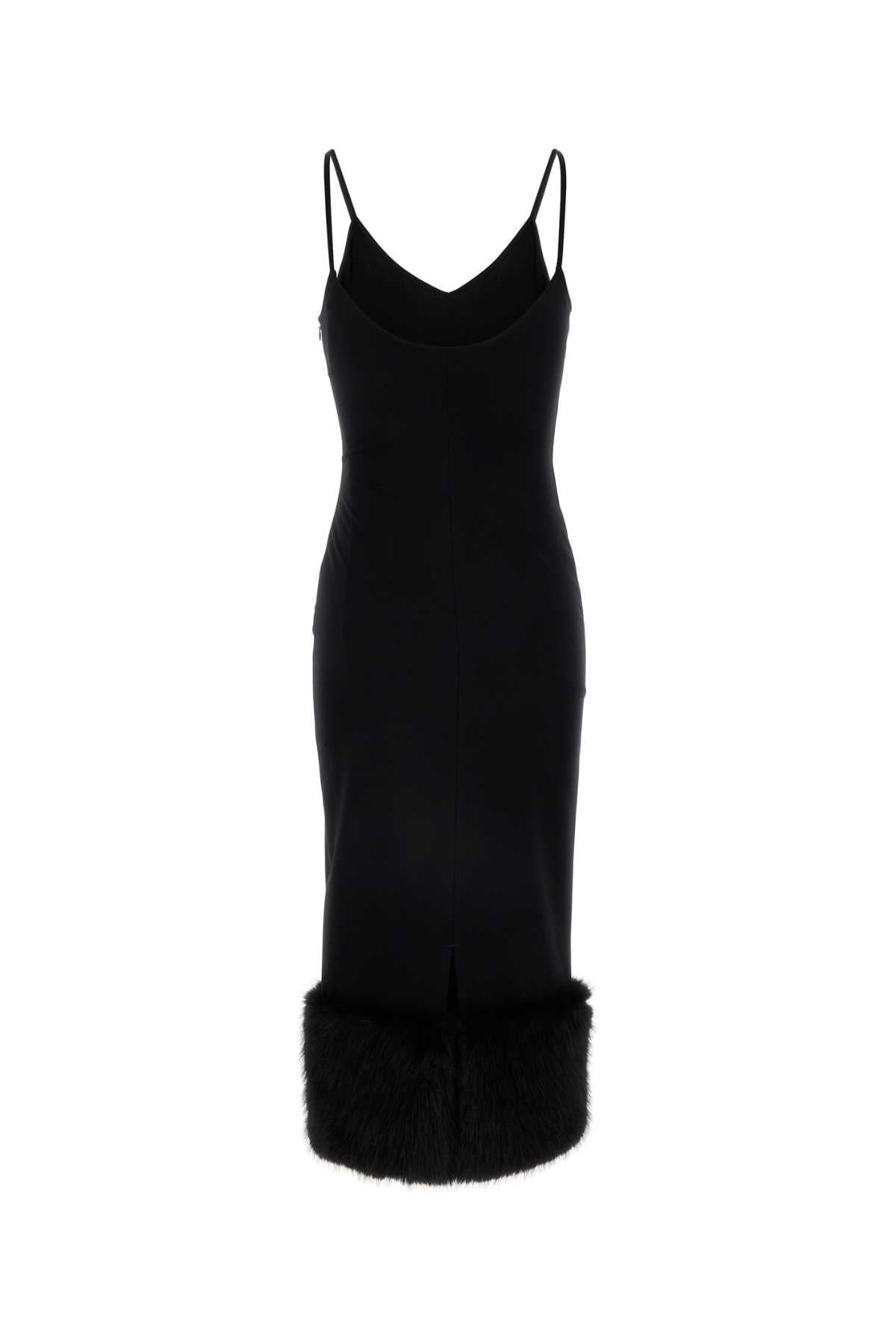 Prada Women Black Jersey Dress - 2