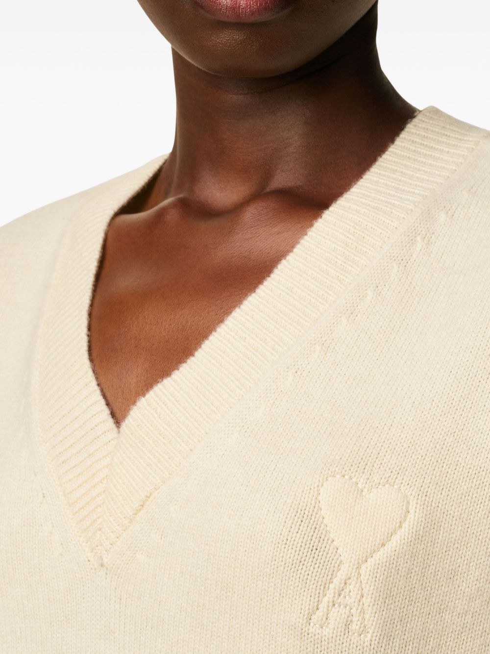 Ami de Coeur v-neck sweater - 6