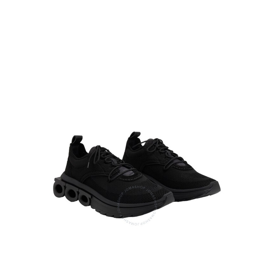 Ferragamo Black Nima Technical Knit Running Sneakers - 2