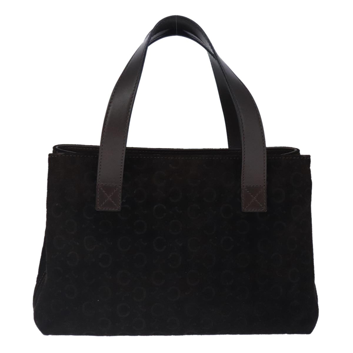 CELINE C Macadam Canvas Hand Bag Brown - 2
