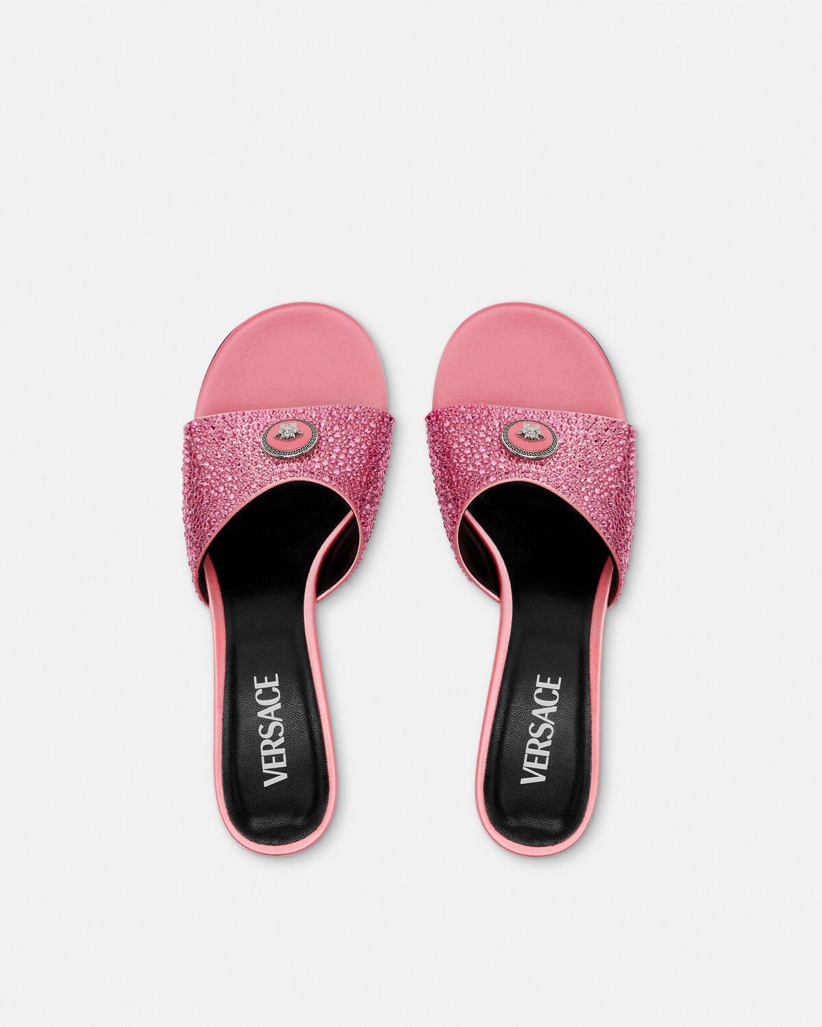 Crystal Alia Mules 45 mm - 4
