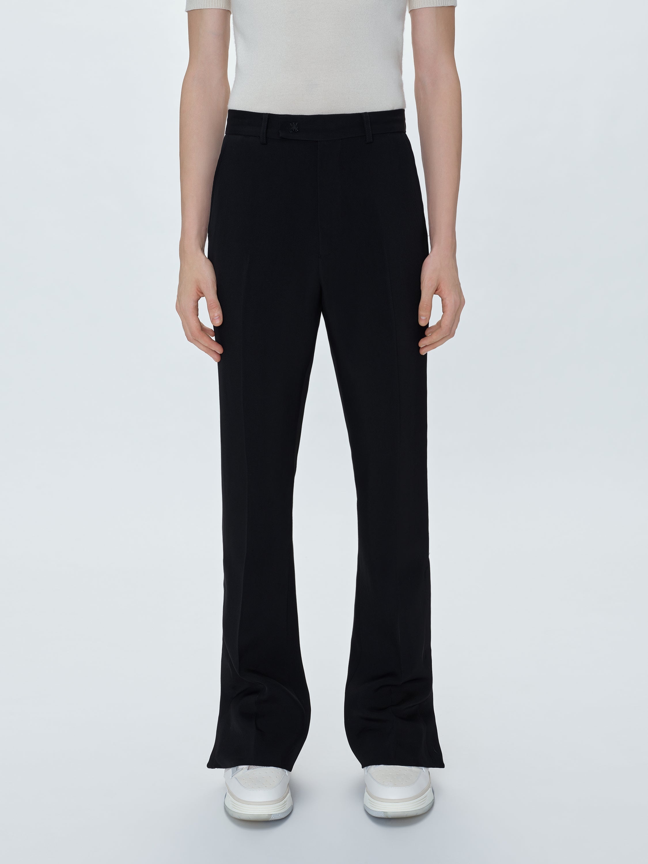 VISCOSE FLARE PANTS - 2