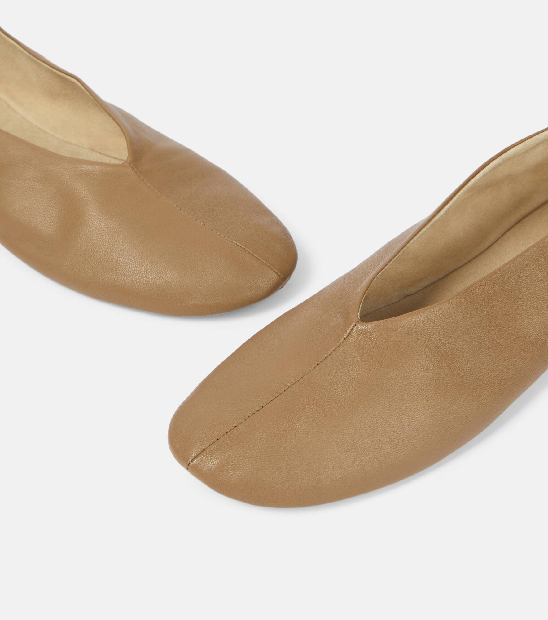 Stella leather ballet flats - 5