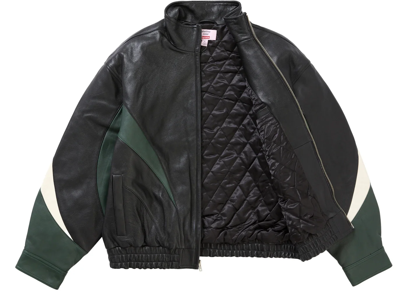 Supreme Supreme Martine Rose Leather Jacket Black | REVERSIBLE