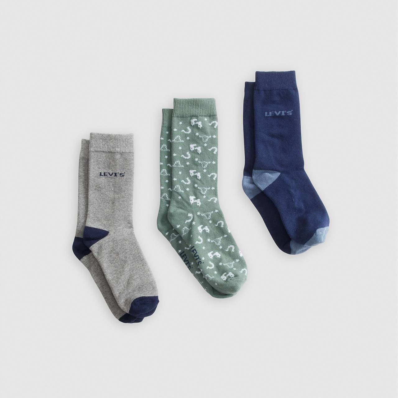 WESTERN CREW REGULAR CUT SOCKS - 1