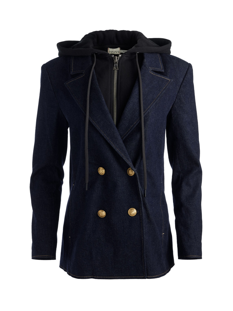 JORDAN DENIM BLAZER WITH REMOVABLE HOODIE 1