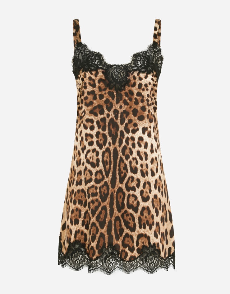 Leopard-print cashmere sweater - 1