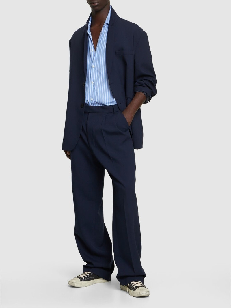 The Frankie Shop Beo midweight light stretch suit pants outlook