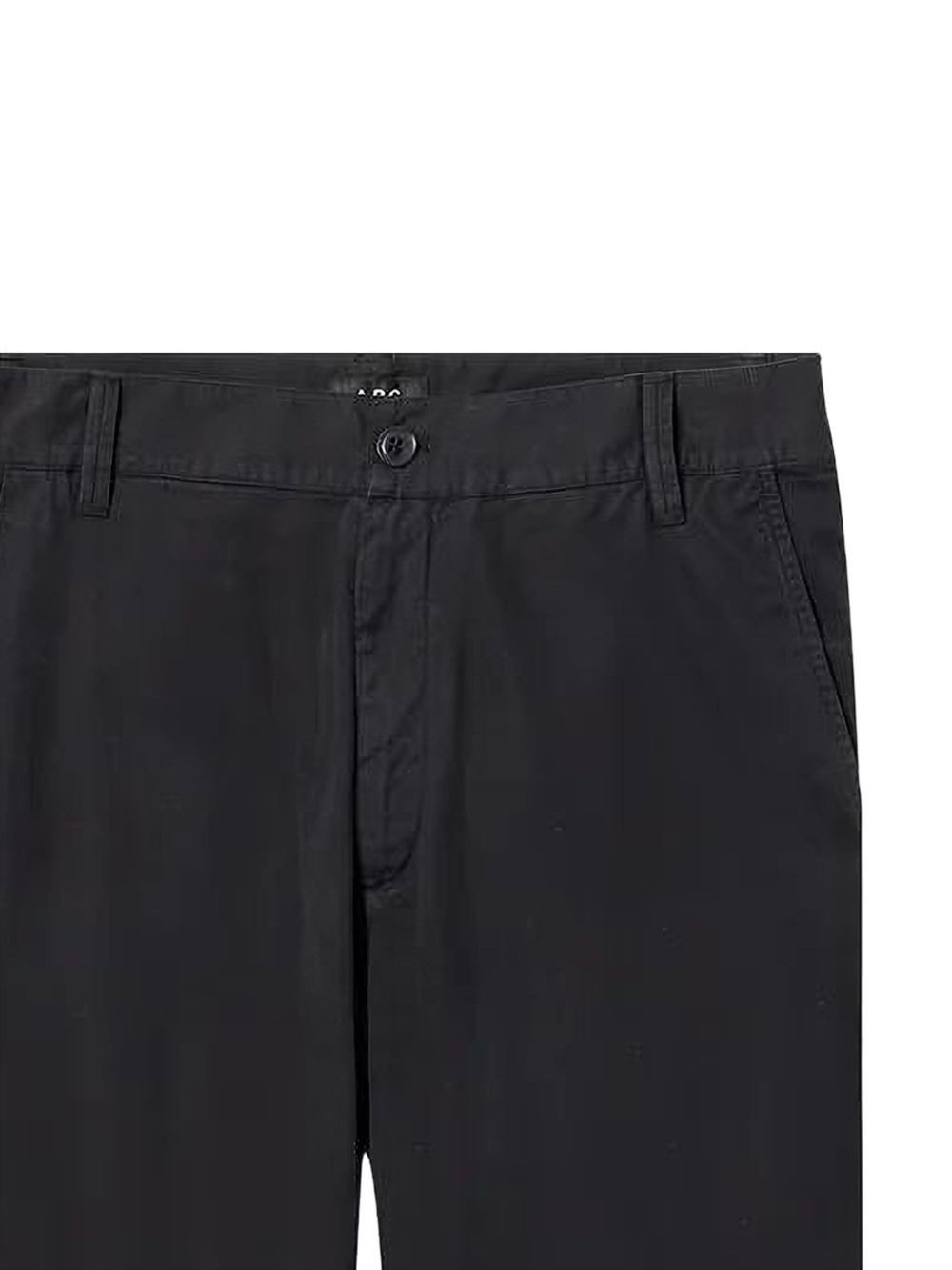 button-closure straight-leg trousers - 2
