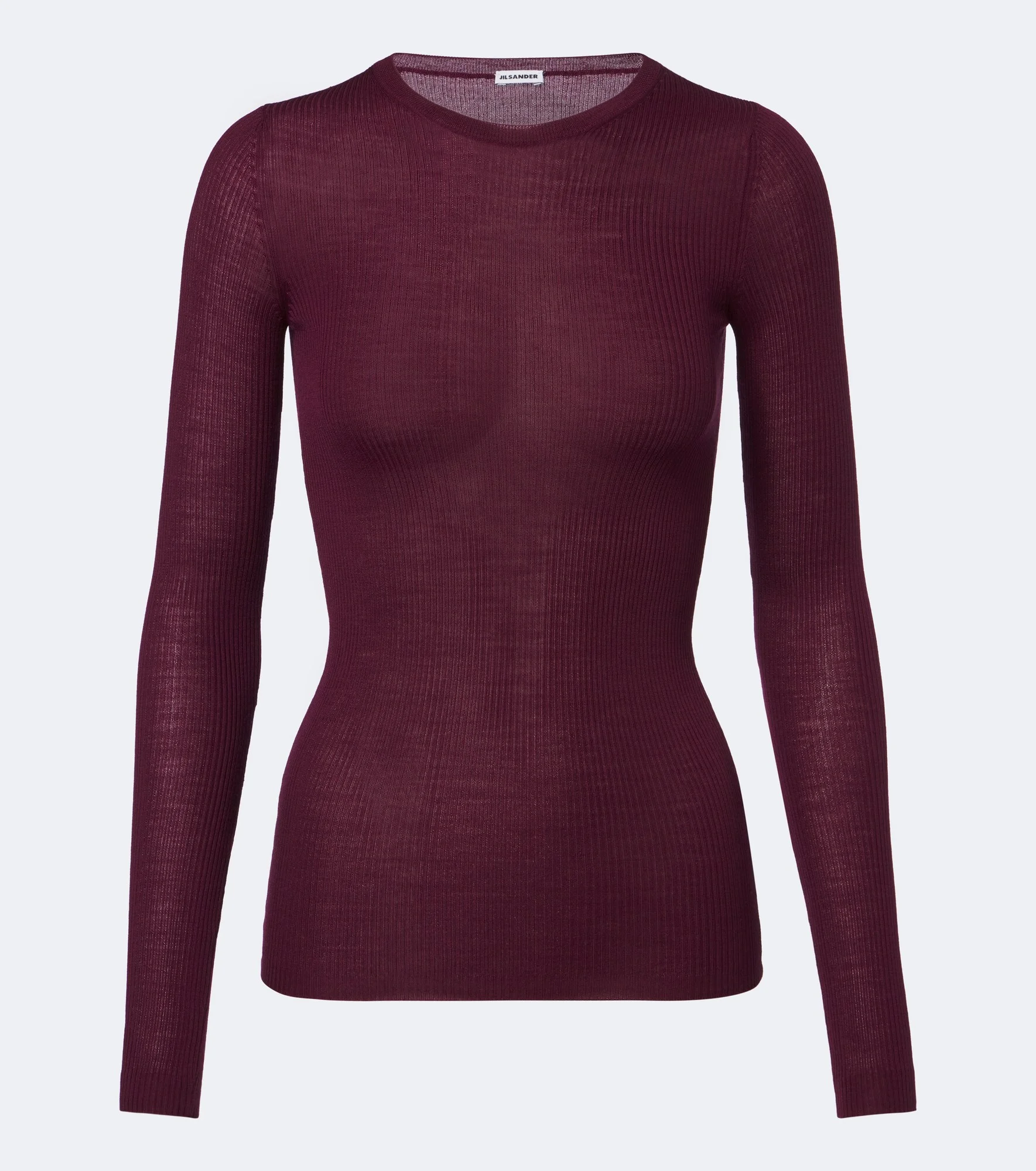Ribbed-knit wool sweater - 1