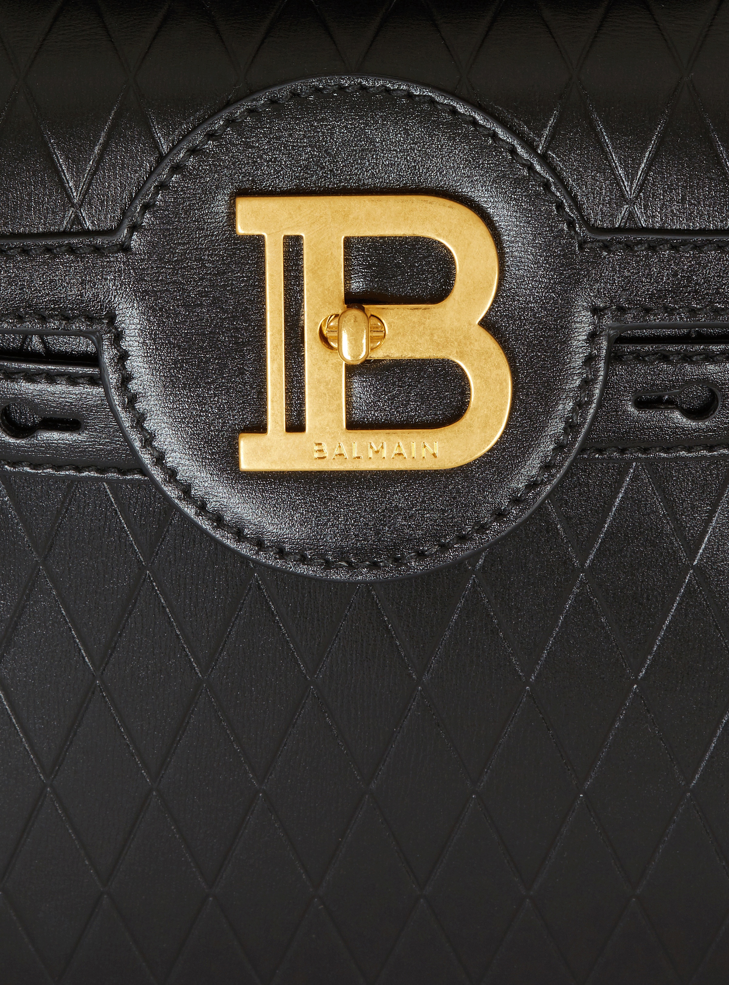 B-Buzz 23 bag in grid-embossed calfskin - 7