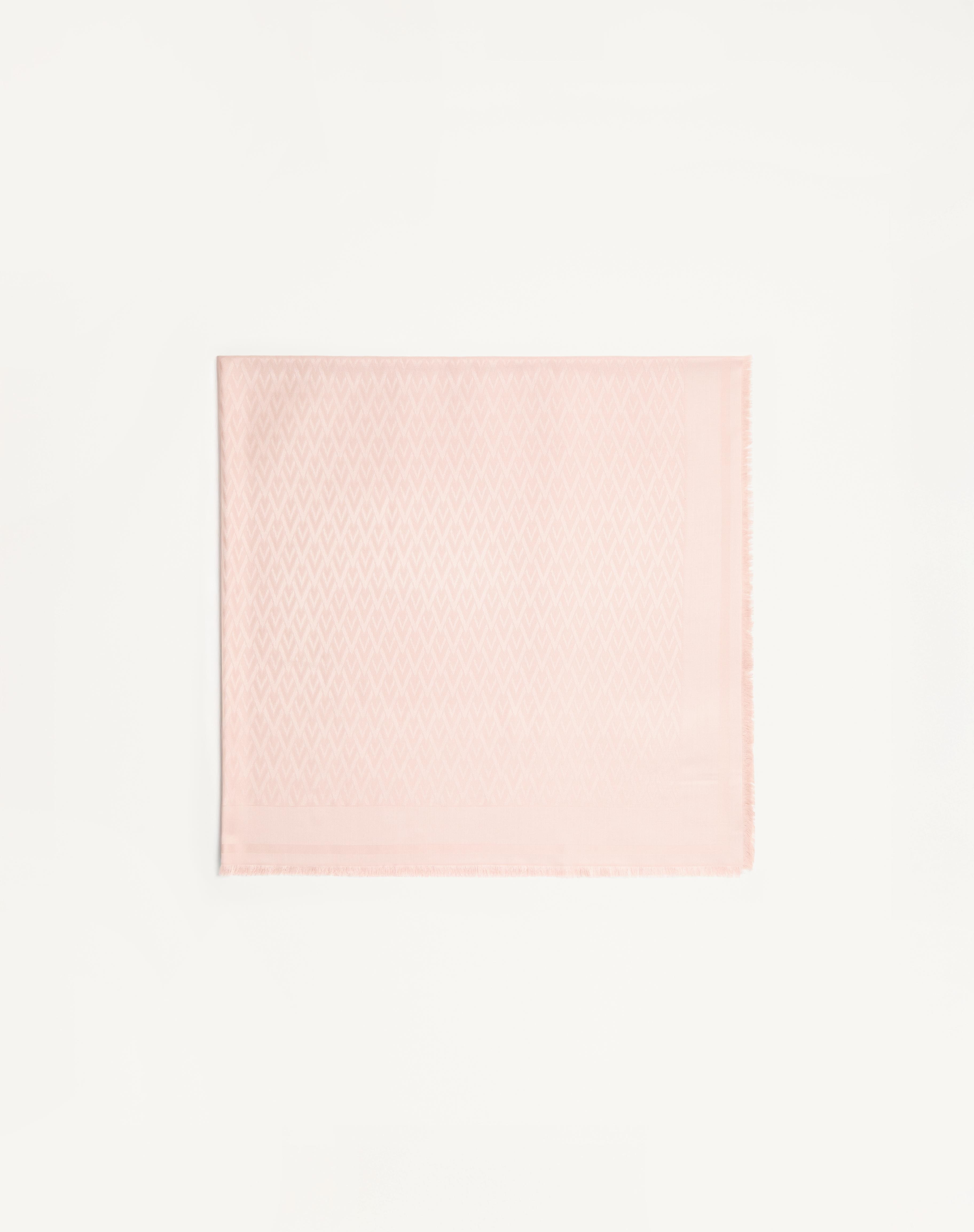 TOUTE LA V WOOL AND SILK SHAWL - 4