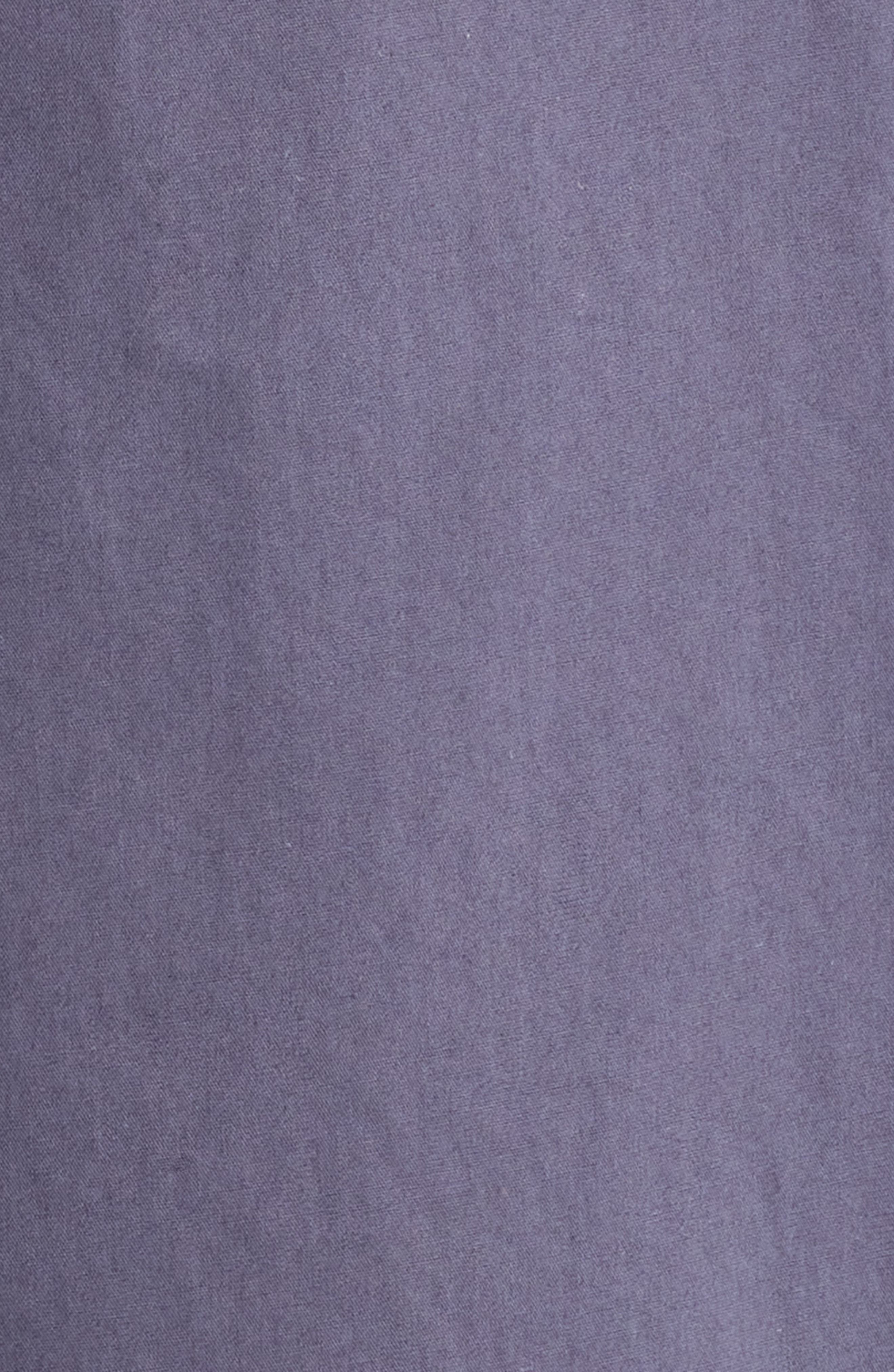 FRAME Patch Pocket Cotton Button-Up Shirt in Cloud Grey at Nordstrom - 5
