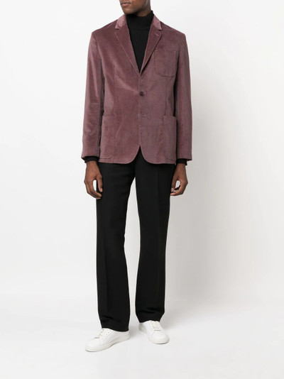 Paul Smith corduroy single-breasted blazer outlook