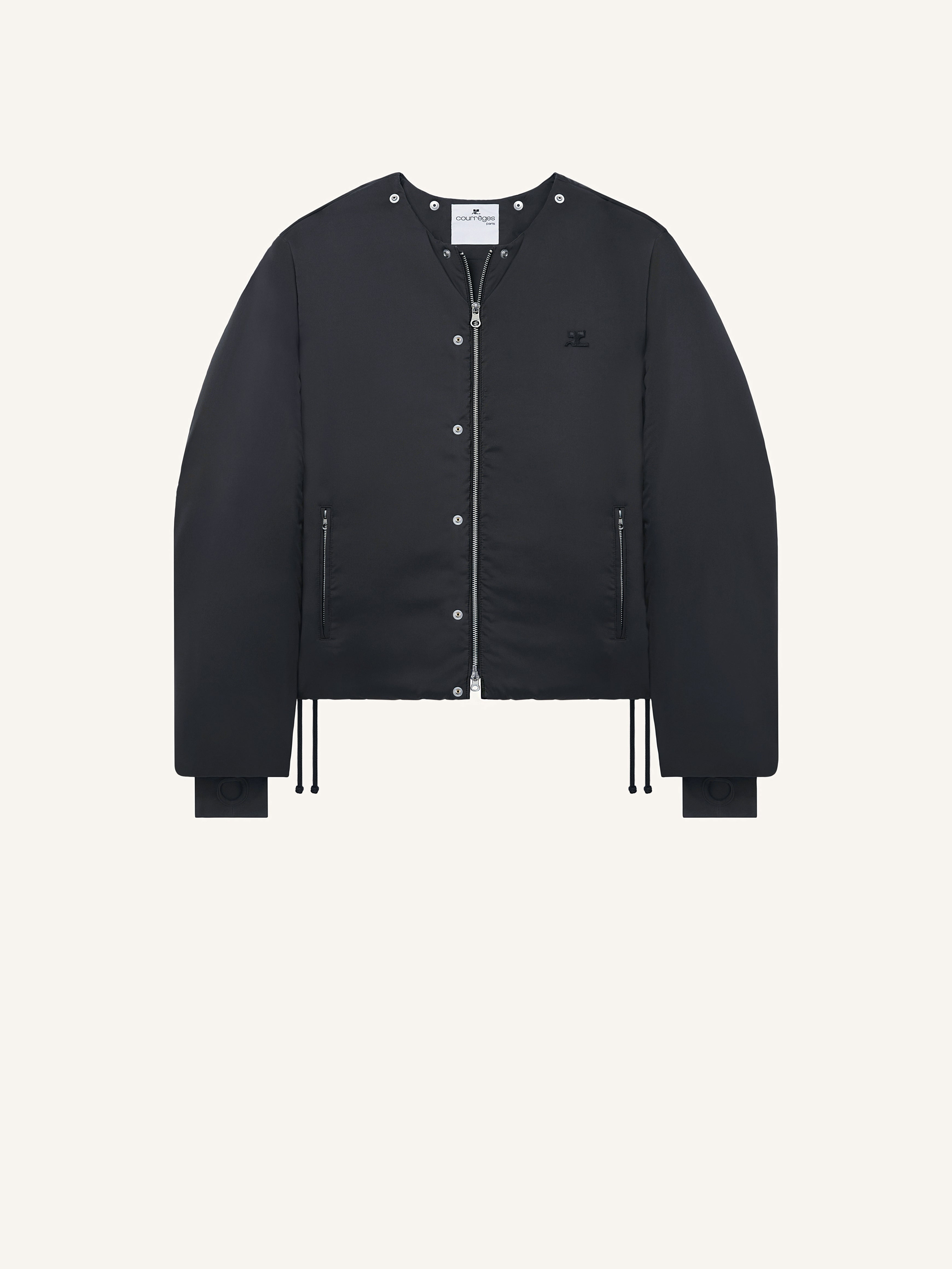 NYLON HOODED PUFFER JACKET - 2