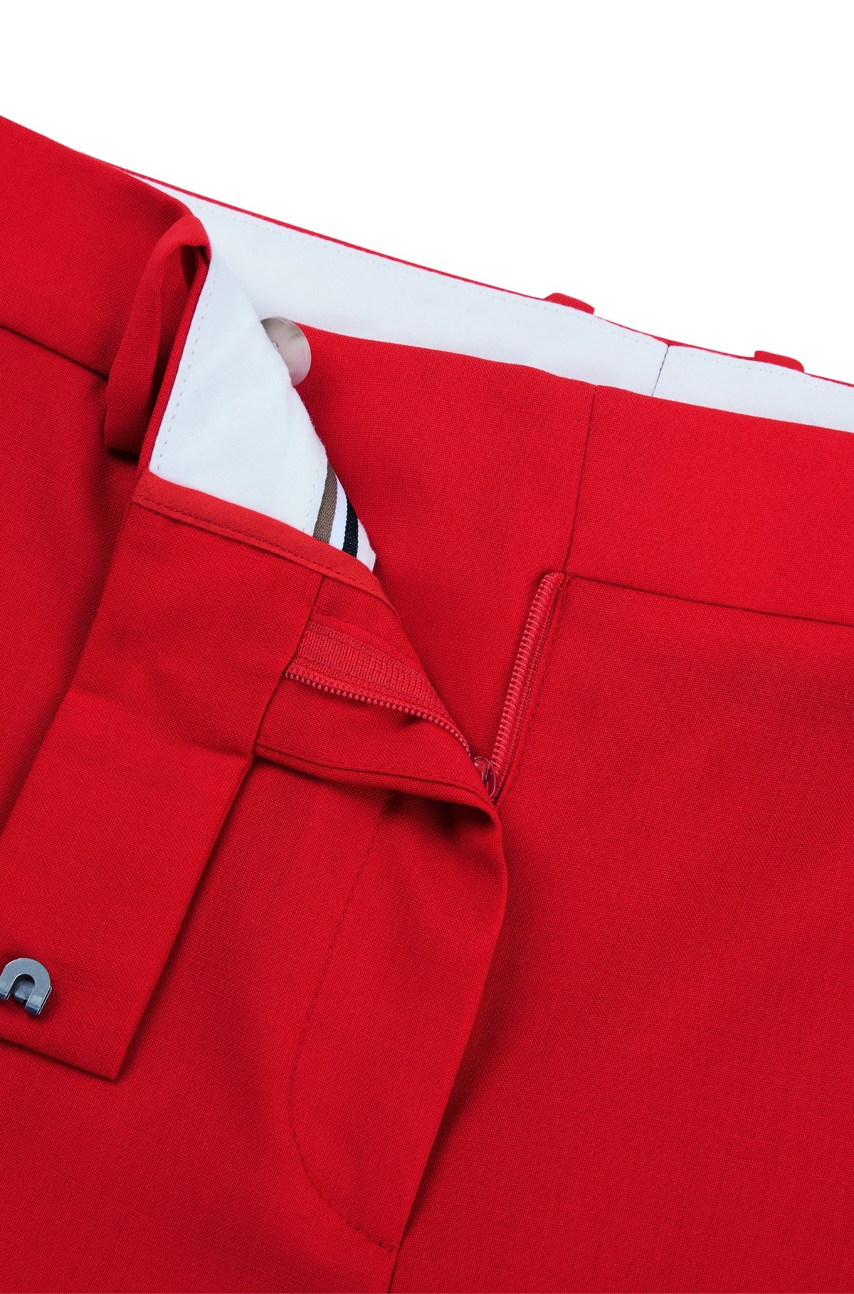 STRAIGHT-LEG TROUSERS IN WOOL - 6