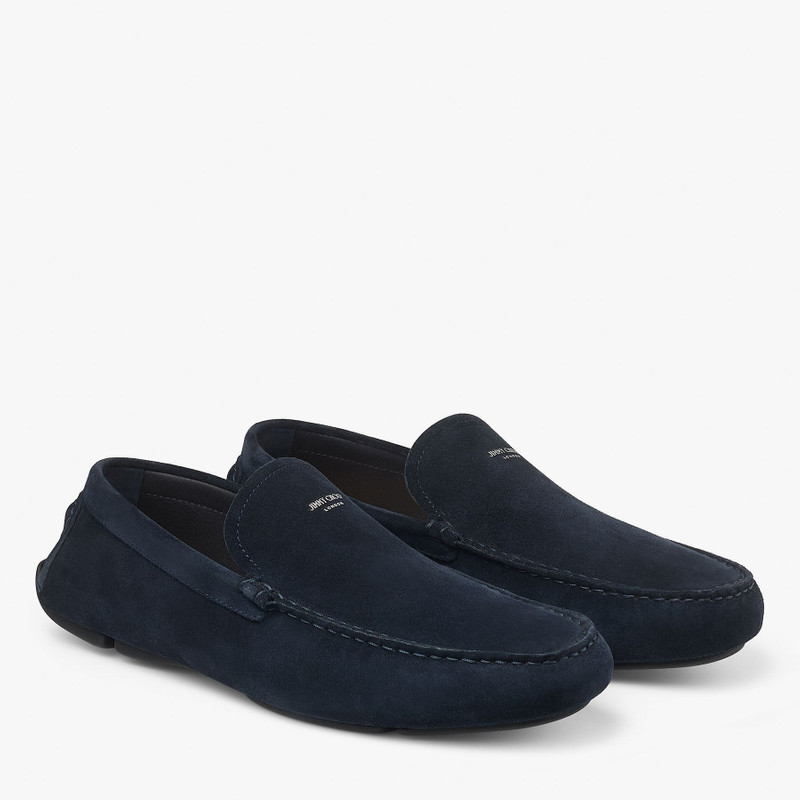 Stanly Driver Navy Reverse Suede Driver 2