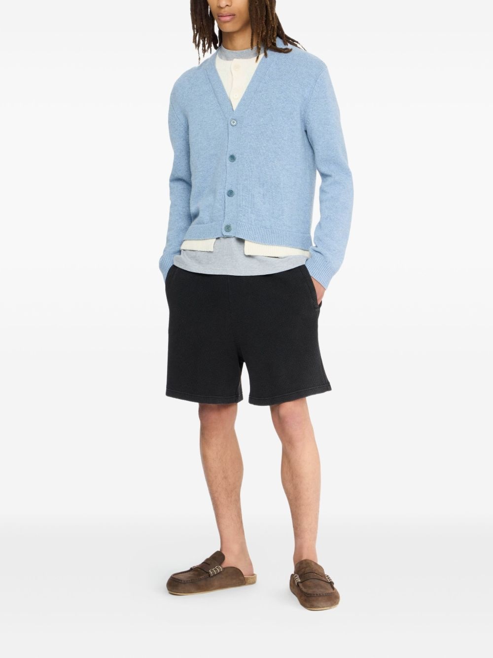layered cardigan - 2