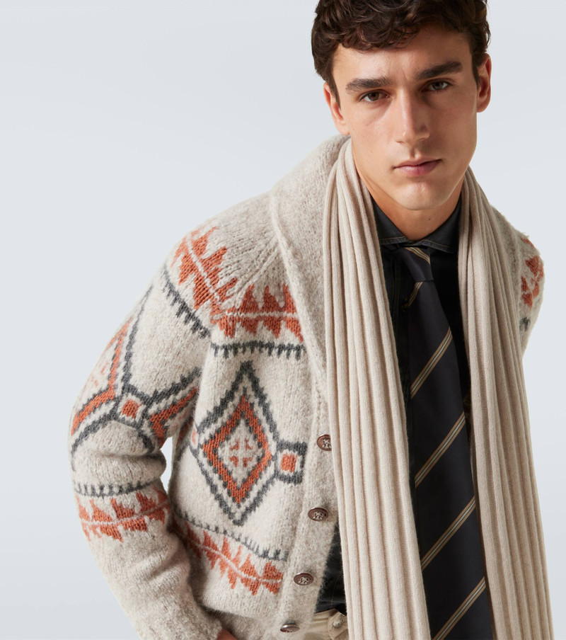 Brunello Cucinelli Cashmere scarf outlook