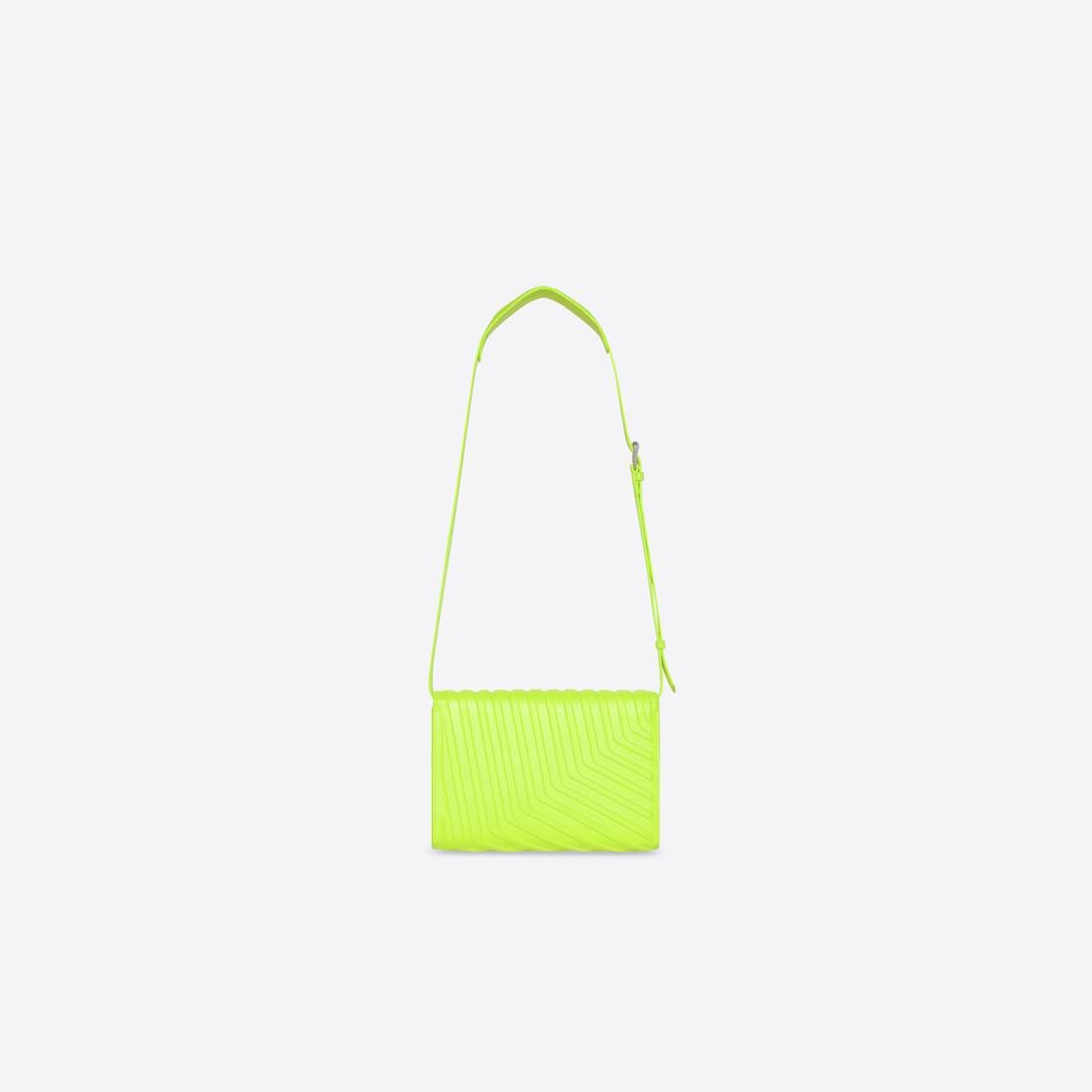 Men's Car Flap Bag With Strap in Yellow - 2