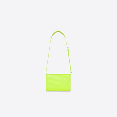 BALENCIAGA Men's Car Flap Bag With Strap in Yellow outlook