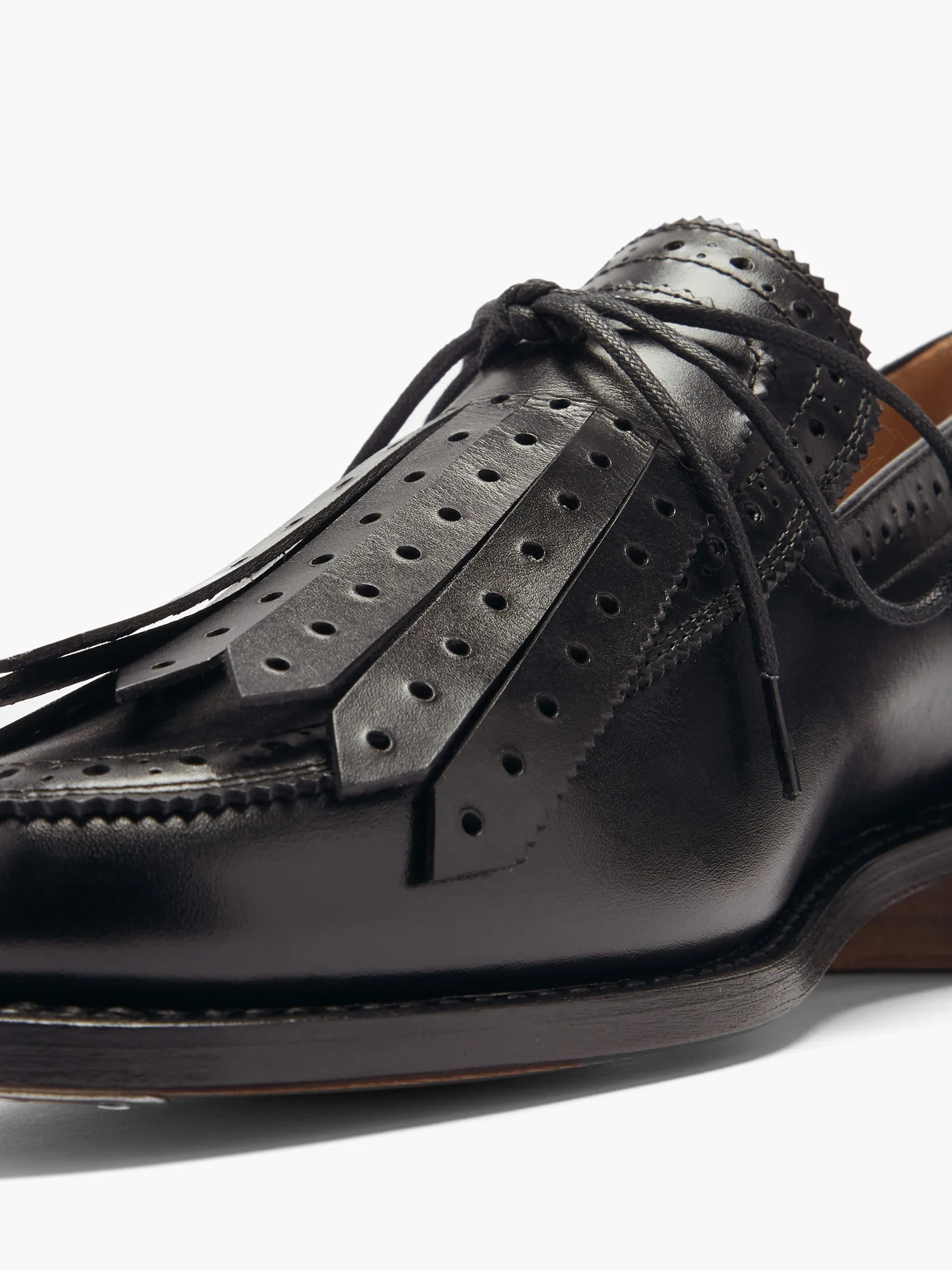 Kilted leather loafers - 6