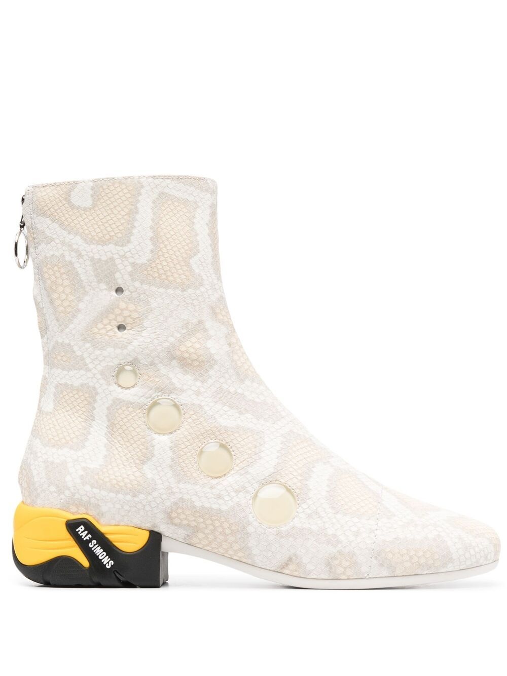 Solaris-21 45mm snakeskin-print ankle boots - 1