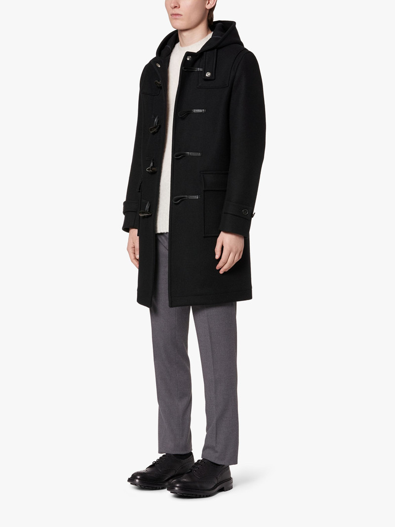 WEIR DARK NAVY WOOL DUFFLE COAT | GM-013S 4