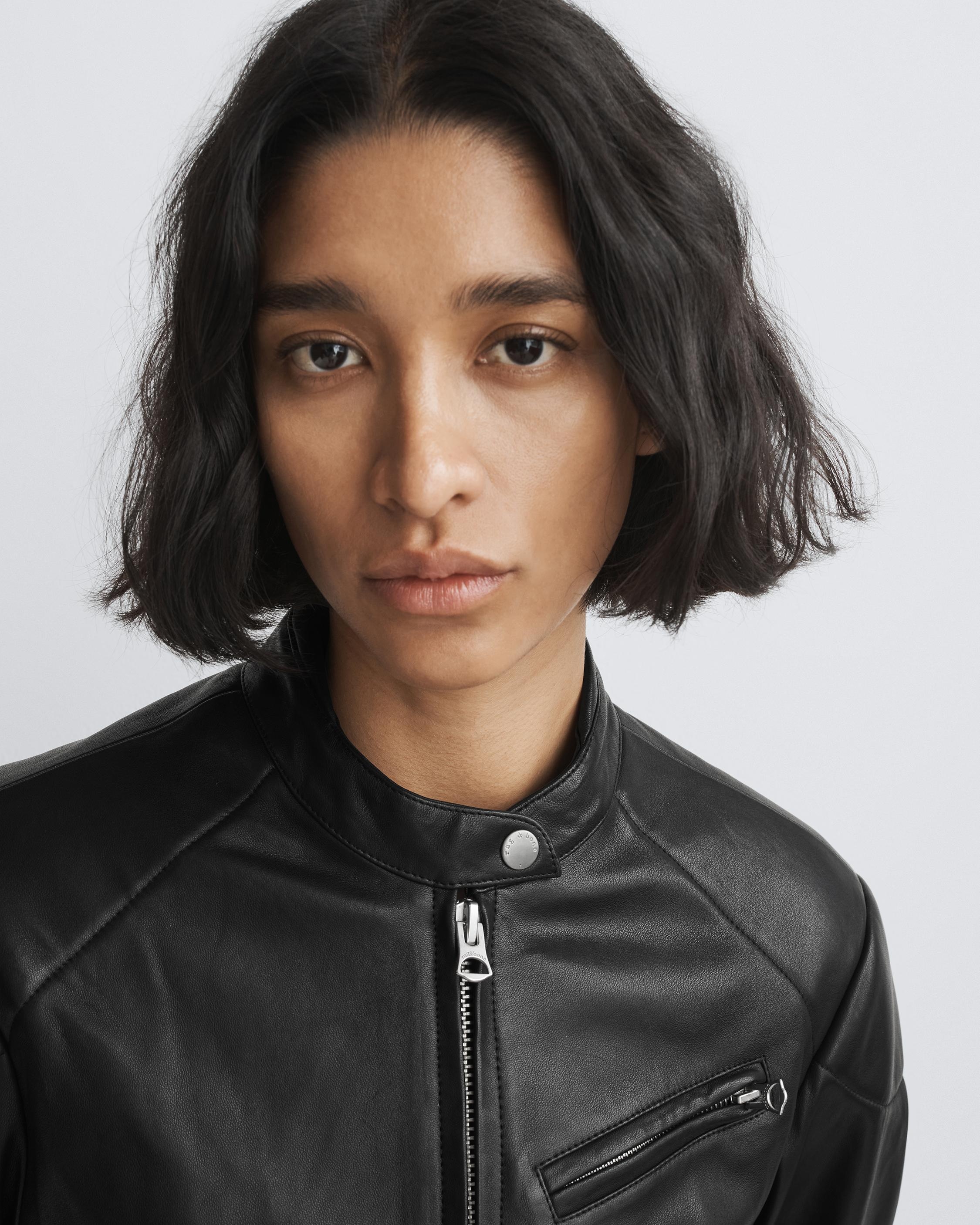 【関税込み】rag & bone ブラック Sedona レザージャケット rag & bone Black Sedona Leather Jacket Rag and Bone
