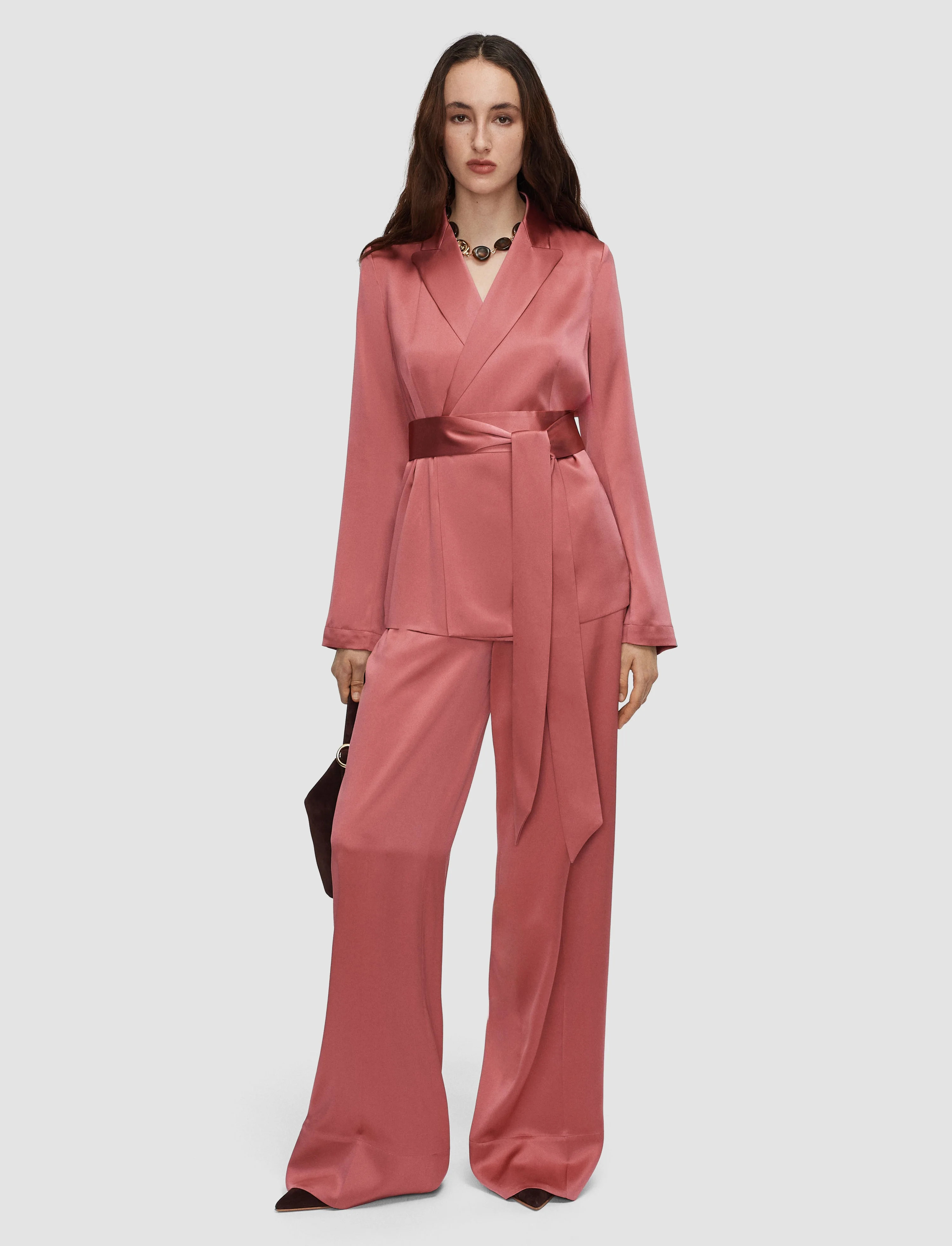 Archer Silk Satin Jacket - 1