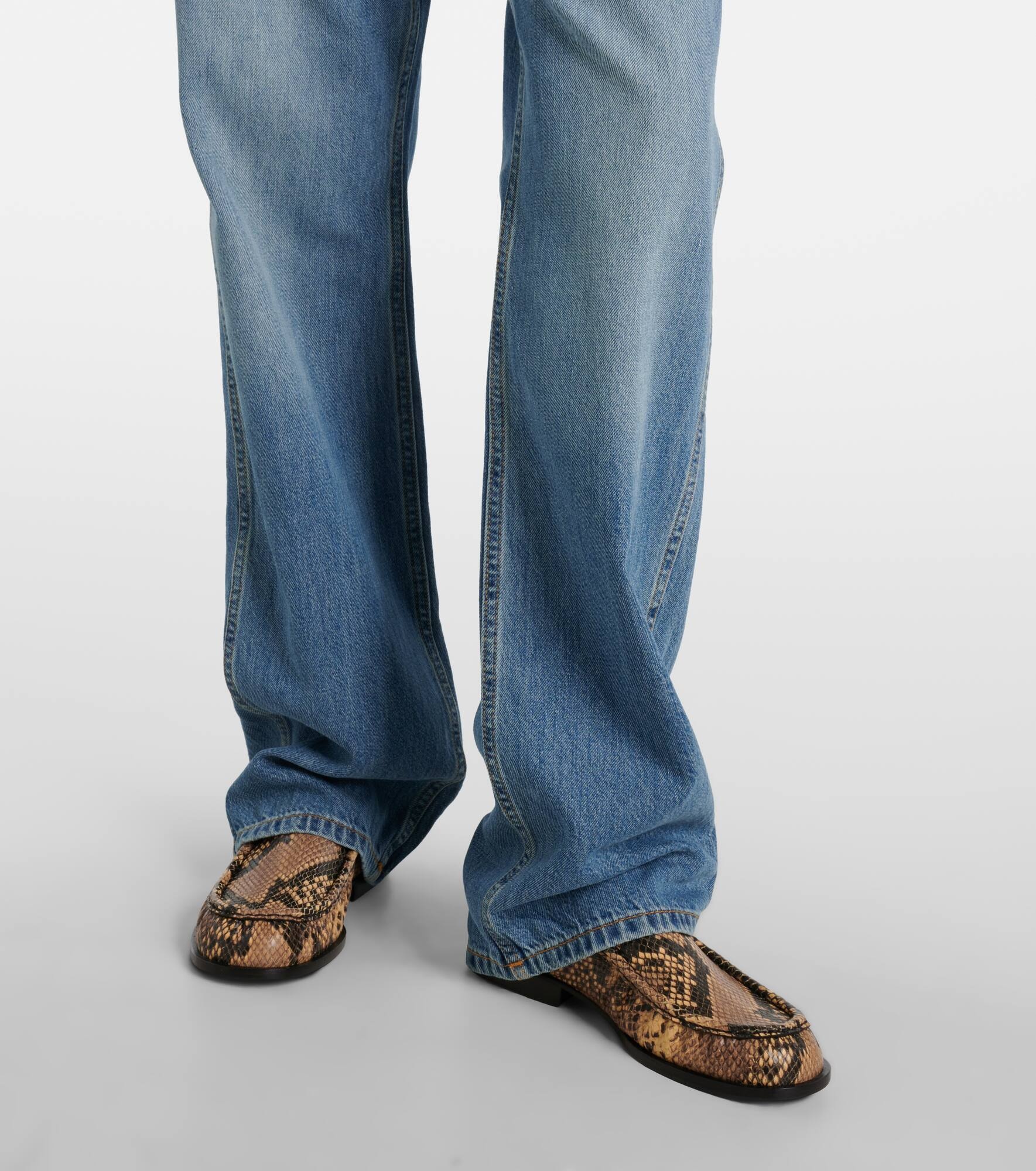 90s high-rise straight jeans - 6