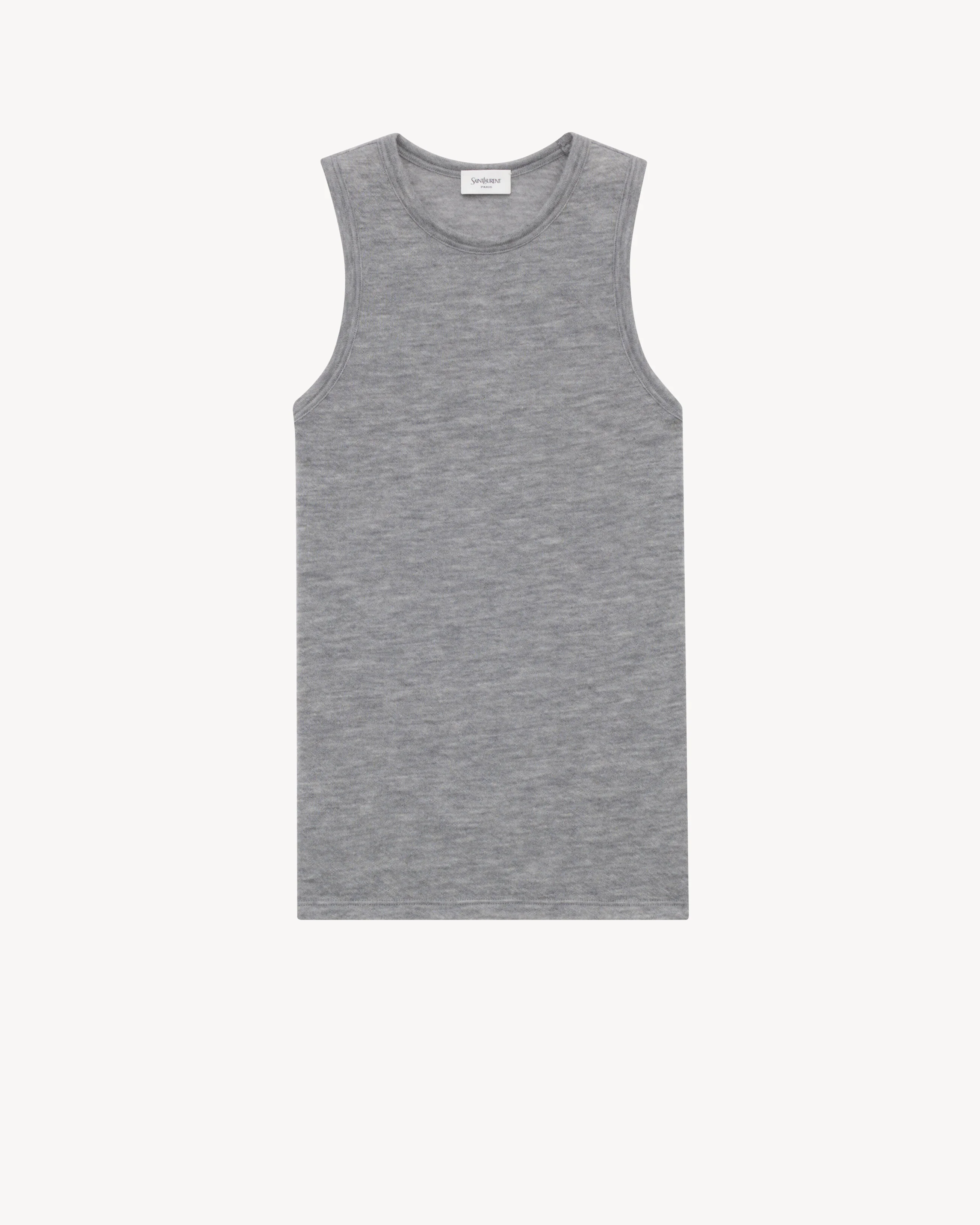 TANK TOP IN CASHMERE JERSEY - 1