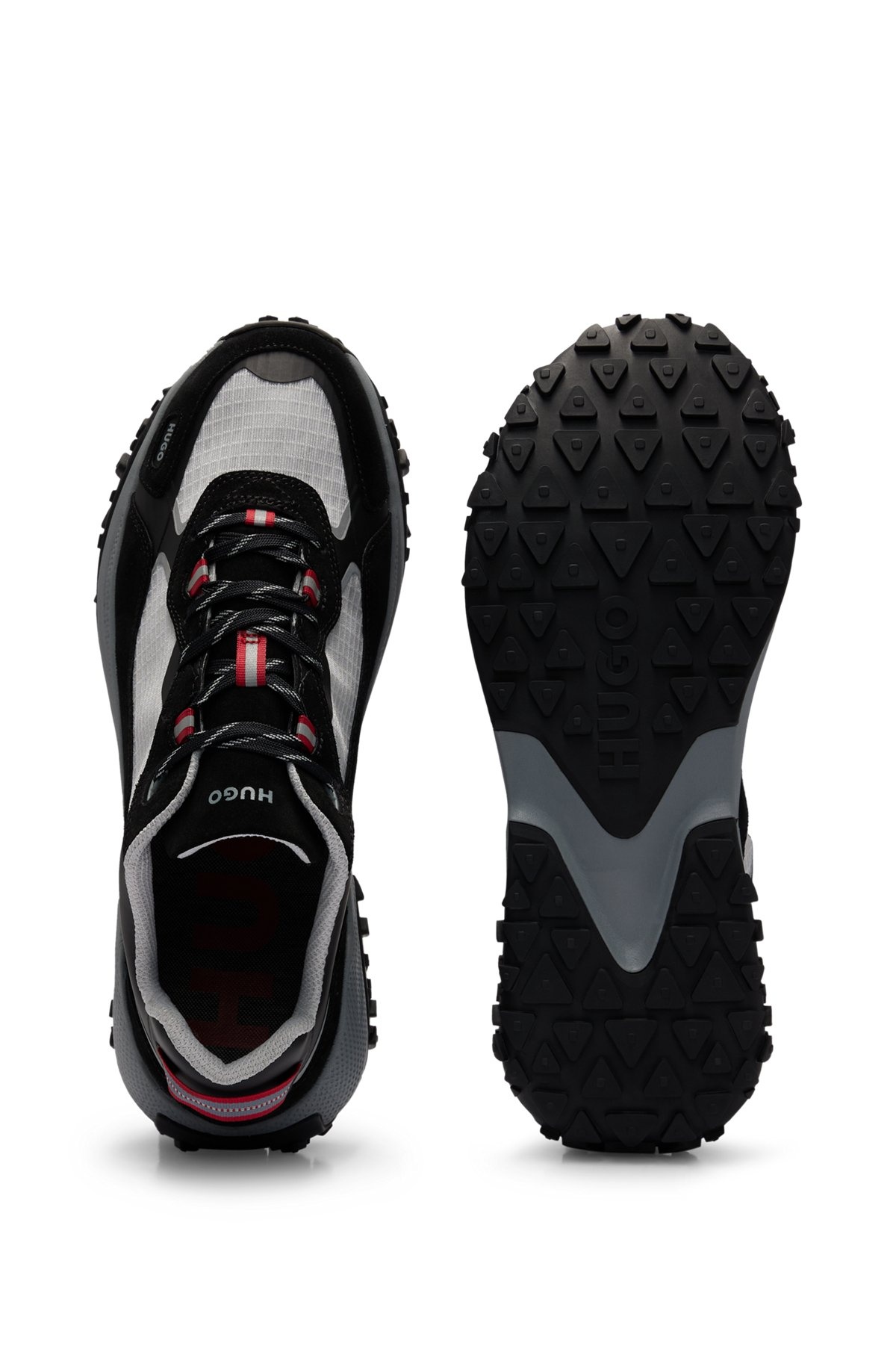 MIXED-MATERIAL TRAINERS WITH RIPSTOP MESH - 4