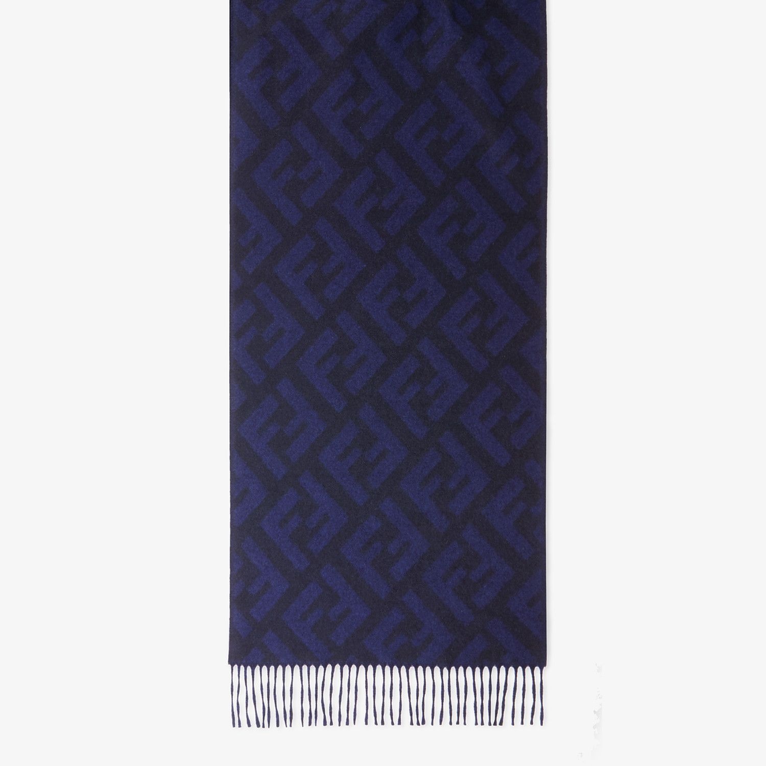 Blue cashmere scarf - 1