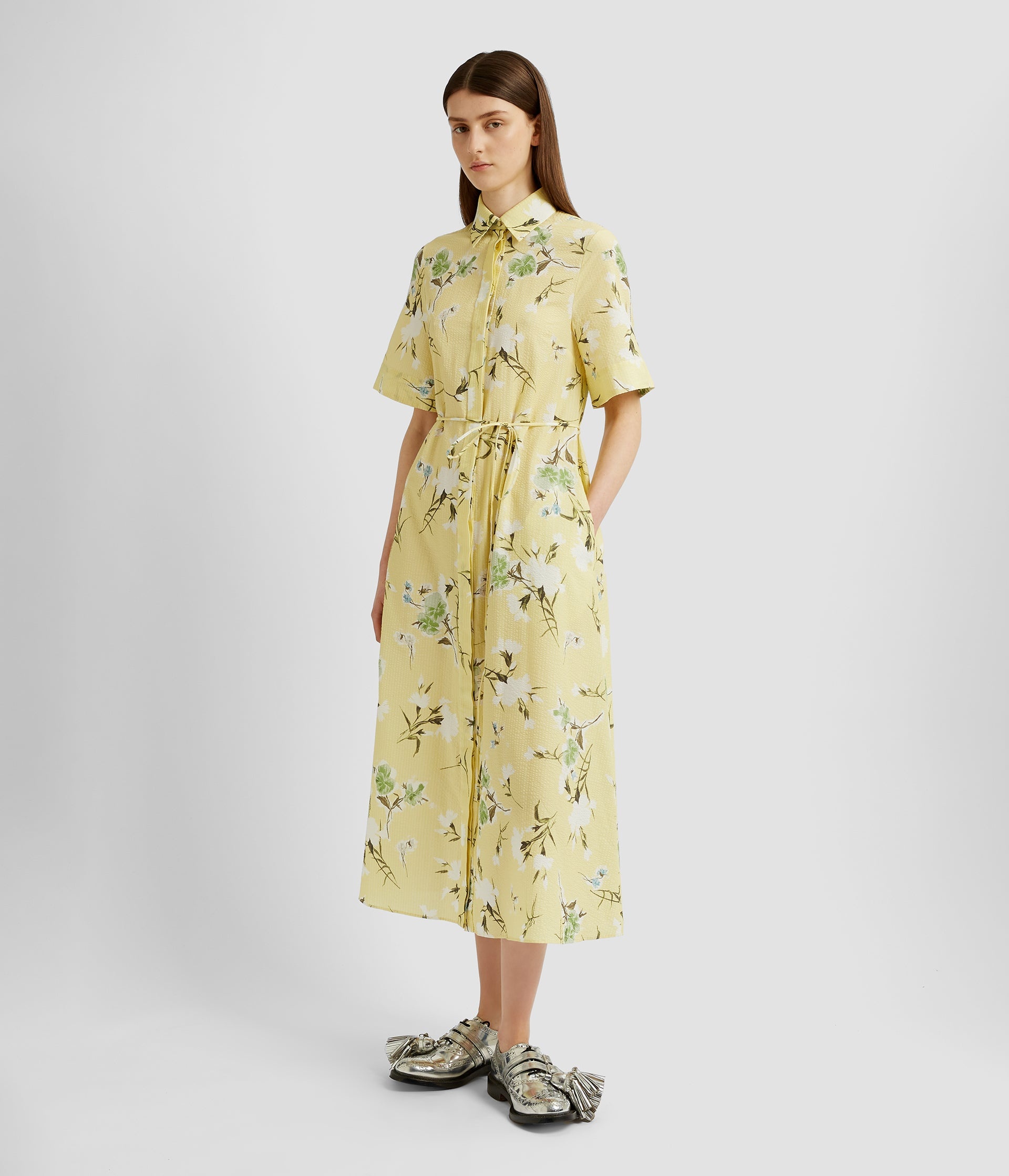 SHORT SLEEVE SHIRT DRESS - 3