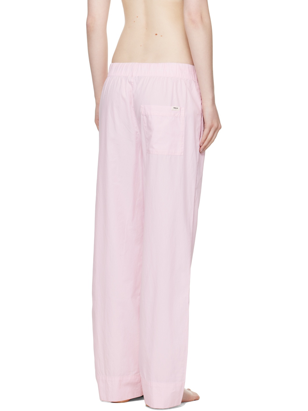 Pink Poplin Pyjama Pants - 3