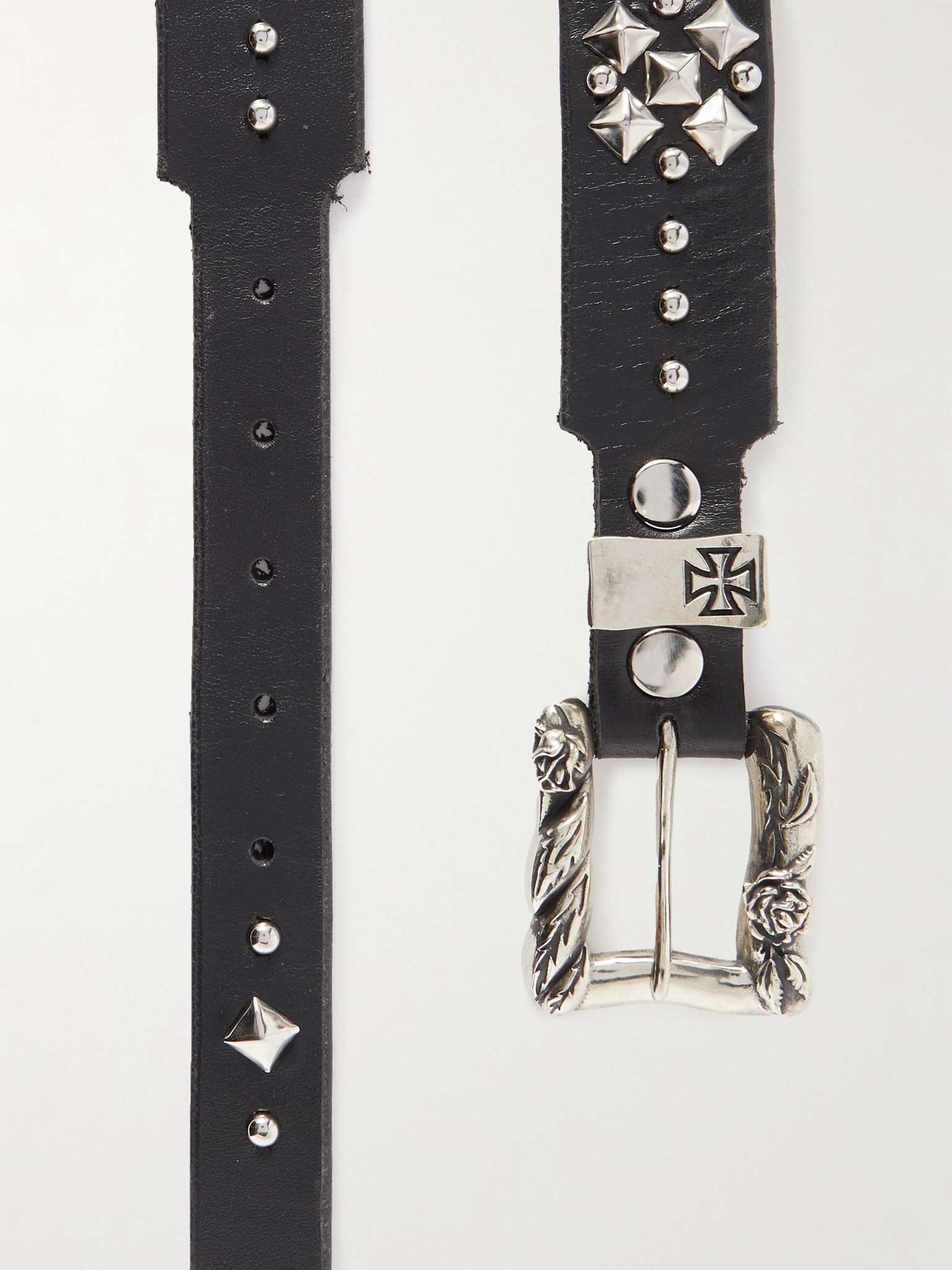 Studded Leather Belt - 3