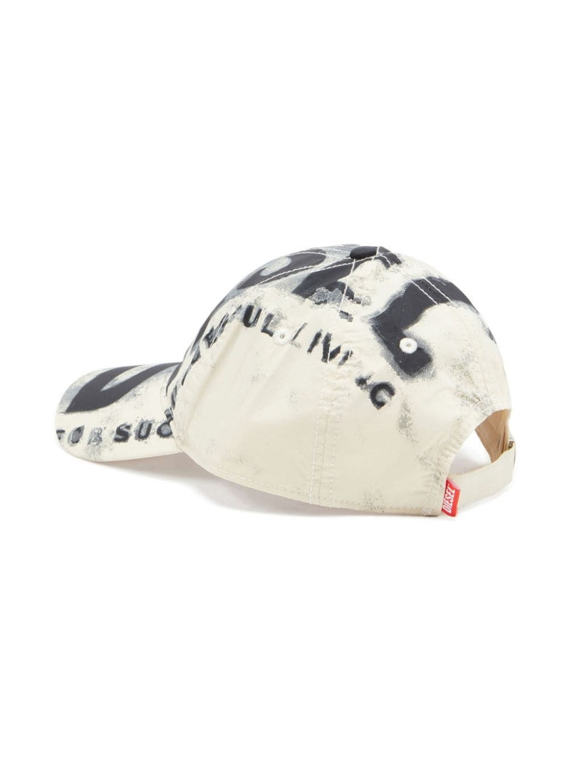 Diesel C-Ewan logo-print baseball cap outlook