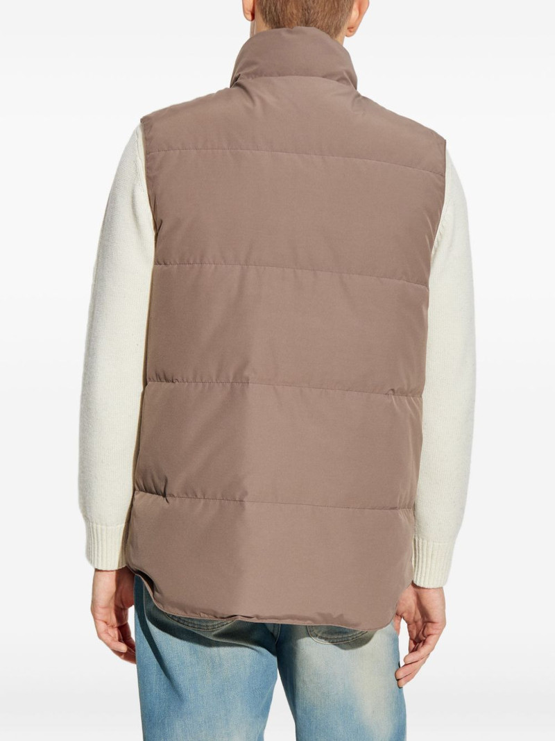 Garson snap-fastening padded gilet 4