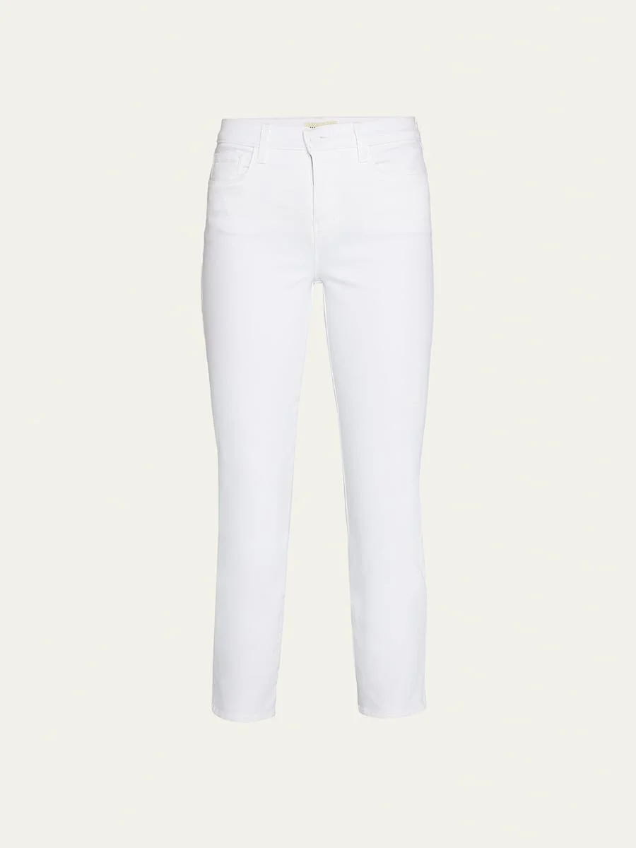 Alexia Cropped Cigarette Jeans - 1