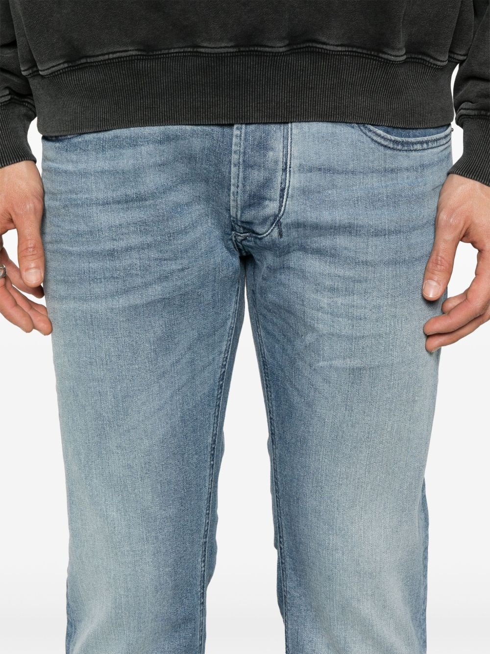 logo-patch jeans - 5