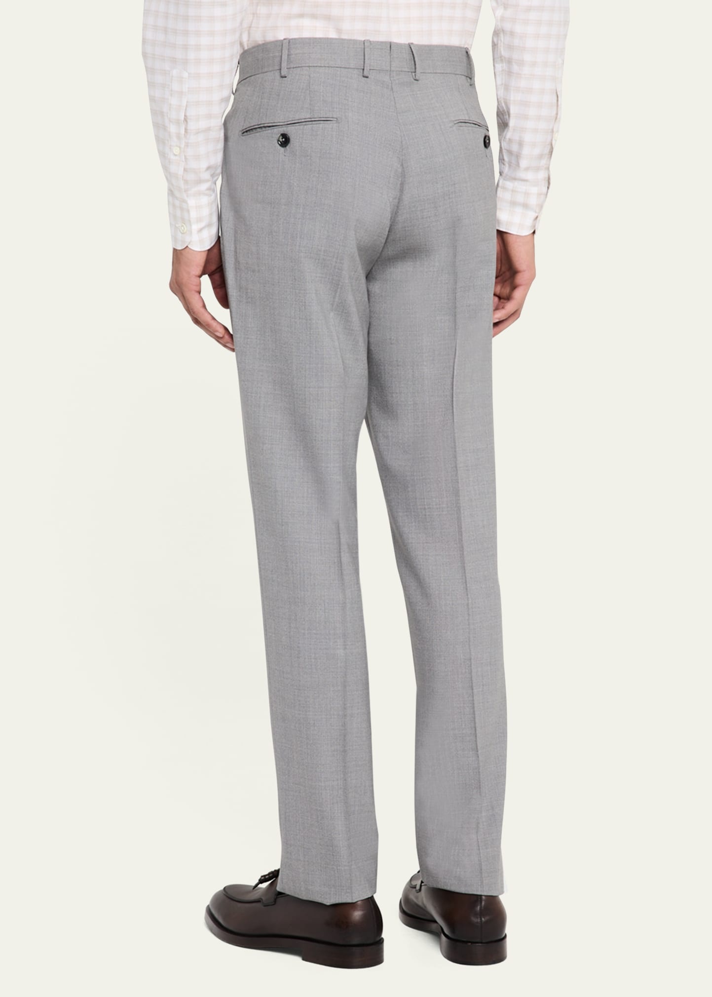 Men's High Performance Flat-Front Trousers - 2